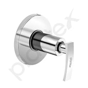 Plantex 25 mm Pure Brass Toilet Flush valve with Teflon Tape & Wall Flange for Commercial & Residential Use-7 Year Warranty by Plantex  (COL-1020-Chrome)