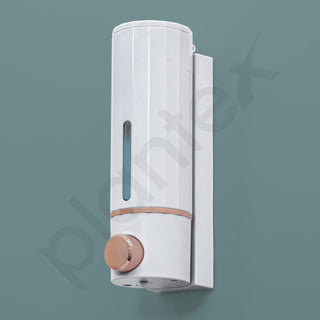 Plantex Soap Dispenser for Bathroom/ABS Shampoo Dispenser/Handwash Dispenser/Soap Dispenser for Washbasin/Bathroom Accessories - Pack of 1 (White)