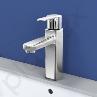 Plantex Single Lever Basin Mixer/Hot and Cold Water Mixer for Kitchen and Bathroom Accessories (Chrome)