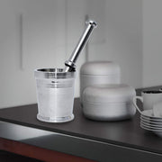 Plantex Heavy Stainless Steel/Mortar & Pestle Set/Spice Mixer/Khalbatta/Khal/Okli for Kitchen - Size 2(Dia: 7.5, H: 7 cm)