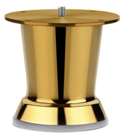 Plantex Heavy Duty Stainless Steel 3 inch Sofa Leg/Bed Furniture Leg Pair for Home Furnitures/Furniture Sofa Legs for Table/Sofa Support Legs/Sofa Furniture Leg (Golden) Set of 10 Pcs