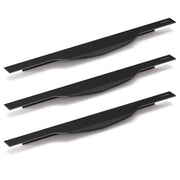 Plantex Profile Handle for Kitchen Cabinet/14 Inch Aluminium Drawer Profile Handle/Wardrobe Pull Handle for Home/Office/Hotel - Pack of 3 (Black)