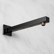 Plantex 14-Inch Shower Arm for Overhead Shower/Stainless Steel Shower Pipe/Wall Mount Bathroom Fitting with Ã‚Â½-Inch Thread - Pack of 1 (Black)