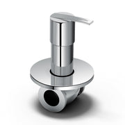 Plantex Pure Brass AQ-1406 Angular Concealed Stop Cock/Concealed Stop Valve Tap For Bathroom With Teflon Tape & Adjustable Brass Wall Flange - 15 mm (Mirror-Chrome Finish)