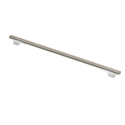 Plantex Cabinet Handle/450mm Handle for Cabinet/Door Pull-Push Handle for Home/Office/Hotel - Pack of 1 (Satin & Chrome)