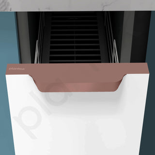 Plantex Profile Handle for Kitchen Cabinet/10 Inch Alluminium Drawer Profile Handle/Wardrobe Pull Handle for Home/Office/Hotel - Pack of 5 (Rose Gold)