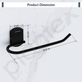 Plantex 304 Steinless Steel Towel Hanger for Wash Basin/Towel Holder/Towel Ring for Wash Basin/Bathroom Accessories (Black) Parv