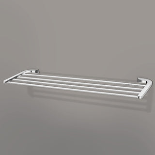 Plantex Fully Brass Smero Towel Rack/Towel Stand/Hanger/Holder Bathroom Accessories - 24 Inch,Chrome (AQ-8131)