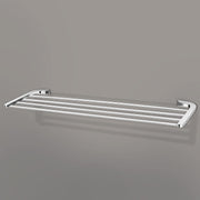 Plantex Smero Pure Brass Towel Hanger for Bathroom/Towel Hanger/Towel Rack/Bathroom Towel Hanger/Bathroom Accessories - Aqua(Chrome)