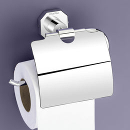 Plantex 304 Grade Stainless Steel Toilet/Tissue Paper Holder Stand for Washroom Bathroom Accessories - Nipron (Chrome)