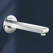 Plantex Bath Tub Spout with Wall Flange/Single Lever Spout/High Flow Tap for Bathroom/Kitchen - Pack of 1 (Chrome)