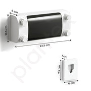 Plantex Retractable Double Row Clothsline/Indoor - Outdoor Clothes Line/Lockable Cloths Line - (White & Black)