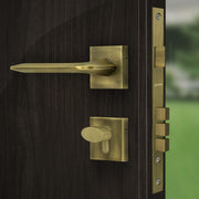 Plantex Premium Door Lock with 3 Years of Warranty/Main Door Lock for Home/Mortise Lock for Door - Main Door Lock Set(7105 - Brass Antique)