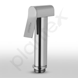 Plantex Pure Brass D-Shape Health Faucet Set/Jet Spray for Toilet/Faucet for Toilet/Health Faucet Gun Only/Hand Shower for Toilet/Health Faucet-Chrome
