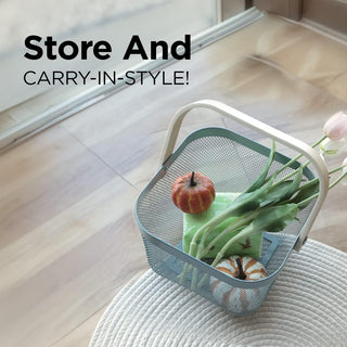 Plantex metal mesh basket - Bedroom tidy organizer
