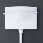 Plantex Polypropylene Toilet Flush Tank/Flush Tank for Toilet with 10 LTR Water Capacity/Side Lever Cistern for Bathroom - Pack of 1 (White)