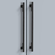 Plantex Cabinet Handle/Kitchen Cabinet Door Handle/Wardrobe/450 mm Cupboard Handle/Door Pull-Push Handle for Home/Office - Pack of 2 (Black)