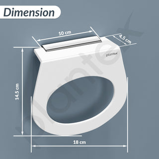 Plantex Acrylic Napkin Holder for Washbasin/Towel Ring for Bathroom/Wall Mounted Towel Hanger/Bathroom Accessories (Capsule - White)