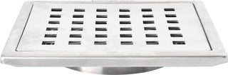 Plantex 304 Grade Stainless Steel Bathroom Floor Drain/Bathroom Floor Drain Cover/Bathroom Water Drainer/Floor Trap for Bathroom and Kitchen - (6x6 inches)