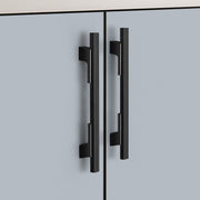 Plantex Cabinet Handle/Kitchen Cabinet Door Handle/Wardrobe/160 mm Cupboard Handle/Door Pull-Push Handle for Home/Office - Pack of 2 (Black)