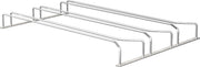 Plantex Wine Glass Rack/Holder Upside Down Glass Hanging Organizer/Glass Hanging Stand For Pubs/Kitchen/Bars (L20 X W13 Inches - Triple Line), Hanging Shelves