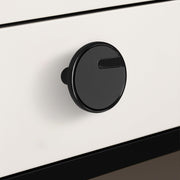 Plantex Knobs for Drawers/Drawer Knobs/Round Knob for Cabinets/Pull-Push Knob for Kitchen/Bedroom/Drawer - Pack of 1 (SH-433, DC-Black & Z-Black)
