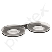 Plantex Double Soap Dish/Stainless Steel Glass dual Soap Holder/Case/Stand/Soap Bar for Kitchen/Bathroom Accessories - Pack of 1 (Black)
