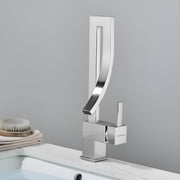Plantex Pure Brass Wash Basin Tap/Pillar Tap for Wash Basin/Sink Mixer Tap Hot and Cold -Deck Mount-(Chrome)