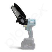 Plantex Electric Chainsaw/4-Inch Cordless Chain Saw with 4000RPM Load Speed/7m/s Chain Speed/Lightweight Handheld Pruning Saw for Wood Cutting - Black (Mainframe, Battery & Charger Not Included)