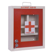 Plantex First Aid Box/Medical Box/Emergency First Aid Kit Box/Medicine Storage Box for Home, School & Office with Multi Compartment - (Red & Ivory) Ã¢â‚¬â€œ Wall Mount Ã¢â‚¬â€œ Metal