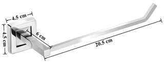 Plantex Stainless Steel Towel Holder/Hand Towel Hanger/Napkin Holder for Wash Basin/Bathroom Accessories (Chrome)