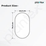 Plantex Aluminium Frame Mirror for Bathroom/Wall Mount Capsule Mirror for Bedroom/Dressing Room/Living Room/Entryway - (Gold, 18x30 Inch)