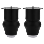 Plantex Heavy Duty Round 4 inch Spare Sofa Legs for Bed Furniture/Sofa Legs for Furniture Fitting/Table Legs/Sofa Leg Set of 2 pcs (Black)