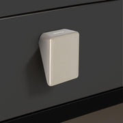 Plantex Knobs for Drawers/Square Drawer Knobs for Cabinets/Pull-Push Knobs for Kitchen/Bedroom Drawer - Pack of 1 (SH-331, Satin White)