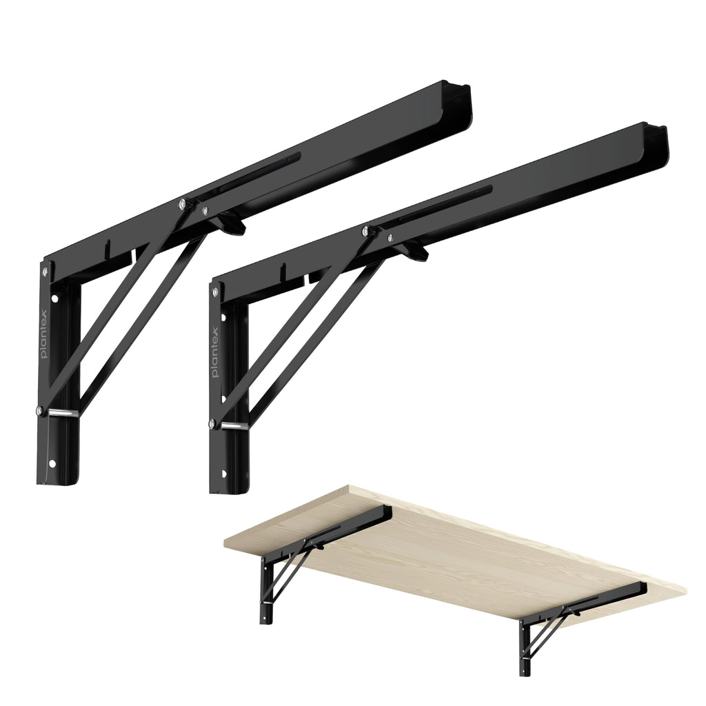 Plantex 20 Inch Foldable Shelf Bracket/GI Steel Multipurpose Bracket/L ...
