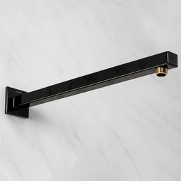 Plantex 24-Inch Shower Arm for Overhead Shower/Stainless Steel Shower Pipe/Wall Mount Bathroom Fitting with Â½-Inch Thread - Pack of 1 (Black)