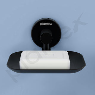 Plantex Galaxy 304 Grade Stainless Steel Single Soap Dish/Soap Stand/Soap Holder/Bathroom Accessories – (Black)