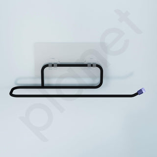 Plantex Self Adhesive Napkin Holder for wash Basin Hand Towel Holder/Towel Hanger for Bathroom Accessories – Pack of 1 (Black)