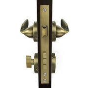 Plantex Triple Security Door Lock for Home/Main Door Lock Set with 3 Years of Warranty/Mortise Lock for Door with Brass Lock Body & Cylinder (7106 - Brass Antique)