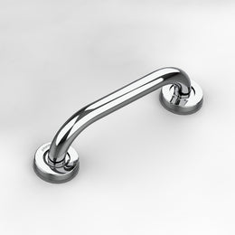Plantex 11 Inch Toilet Support for Elderly People/Wall-Mounted Safety Handle - Stainless Steel (Chrome)