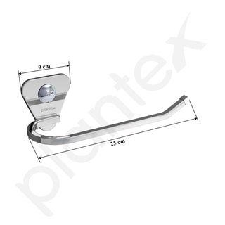 Plantex Pyramid Stainless Steel Hand Towel Holder/Napkin Hanger/Towel Hanger for Wash Basin/Bathroom Accessories (Chrome) - Pack of 1