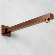 Plantex 18-Inch Shower Arm for Overhead Shower/Stainless Steel Shower Pipe/Wall Mount Bathroom Fitting with Â½-Inch Thread - Pack of 1 (Rose Gold)