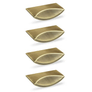 Plantex Knobs for Drawer/2.5 Inch Rectangular Drawer Knob/Pull-Push Knobs for Kitchen/Bedroom Drawer - Pack of 4 (Brass Antique)