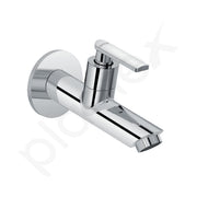 Plantex Pure Brass Bib Tap with Water Saving Aerator/Tap for Wash Basin with Brass Wall Flange and Teflon Tape/Wall Mount Bib Tap- 7 Year Warranty (BAL-502 -Chrome)