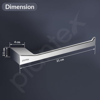 Plantex Smero Pure Brass Napkin Holder/Ring/Hand Napkin Holder for Wash Basin/Bathroom Accessories - Arrete(Chrome)
