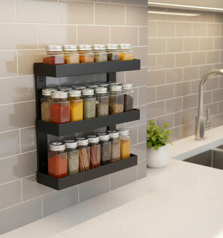 Plantex Bathroom Organizer - GI Metal 3 Tier Multipurpose Bathroom Shelf for Wall/Bathroom Accessories