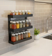 Plantex Bathroom Organizer - GI Metal 3 Tier Multipurpose Bathroom Shelf for Wall/Bathroom Accessories