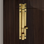 Plantex Stainless Steel Door Kit for Single Door/Door Hardware/Door Accessories (10 inch Al-drop,8 inch Latch, 8 inch 2 Handles,7 inch Tower Bolt and 4 inch Door Stopper) - (DK-02-Brass Antique)
