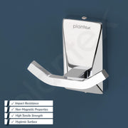 Plantex 304 Grade Stainless Steel Crystal Robe Hook/Cloth Hanger Hook/Door Hanger/Hook/Bathroom Accessories - Crystal (Chrome)