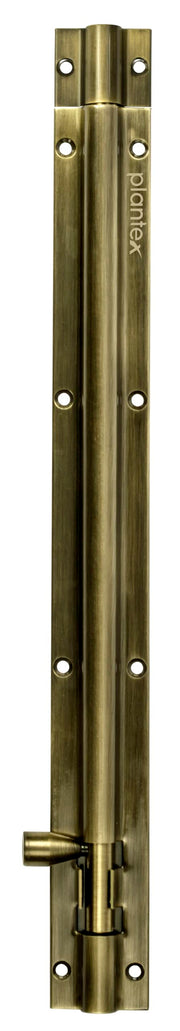 Plantex Stainless Steel 12 inch Tower Bolt/Tower Bolt for Home,Offices Doors and Windows/Tower Bolt for Main Door/Door Latch/Kundi/Chitakini/Door Latch for Windows (Brass Finish, Pack of 6)